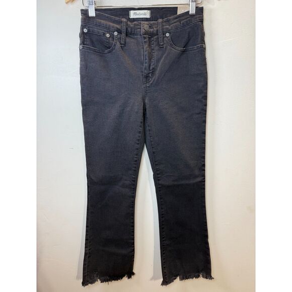 Madewell Cali Demi Boot Jeans Berkeley Black Women’s Size 26 NWT - Picture 4 of 12